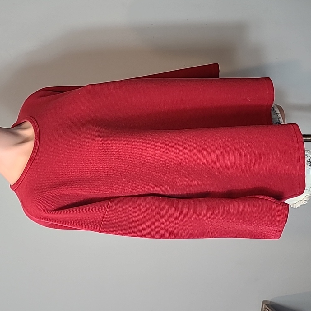 Vintage Red Oversized Sweater 80s 90s Womens‎ Size 3X Comfy - Picture 5 of 9